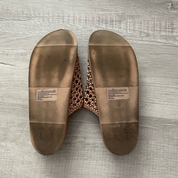 Target Universal Thread Women's Kylie Woven Two Band Footbed Sandals - Size 10 - Picture 5 of 6